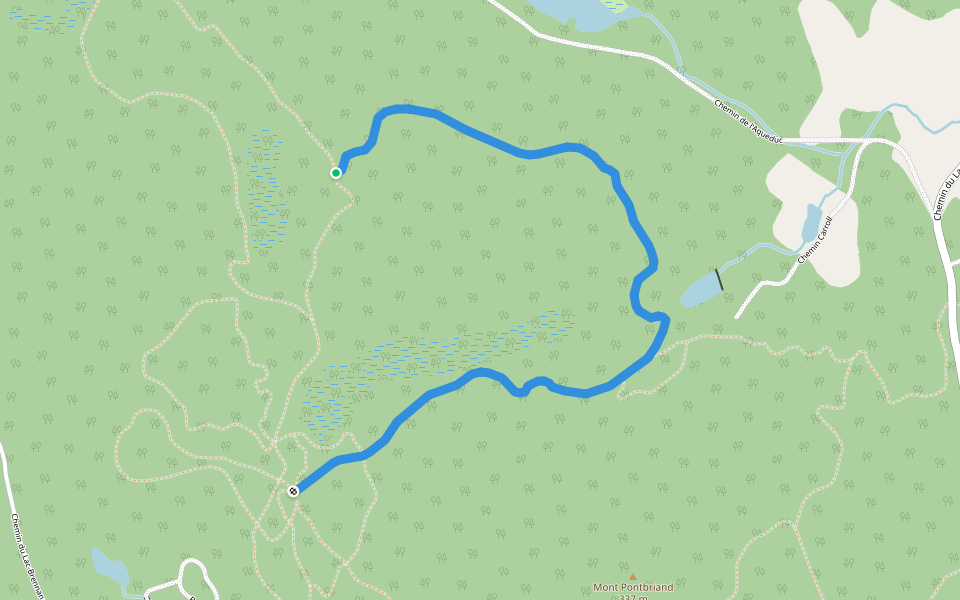 La Cordiale walking route map in Rawdon