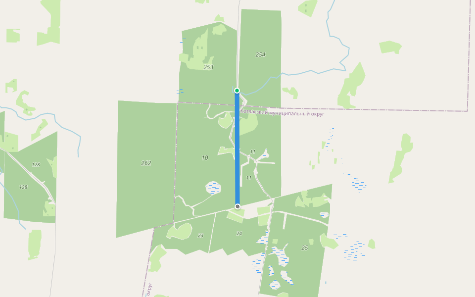 кв прим walking route map in Kvasskiy Mys