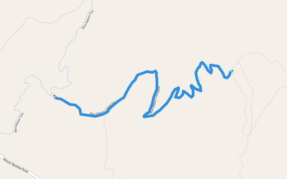 Blue Ribbon Connector walking route map in Norwich