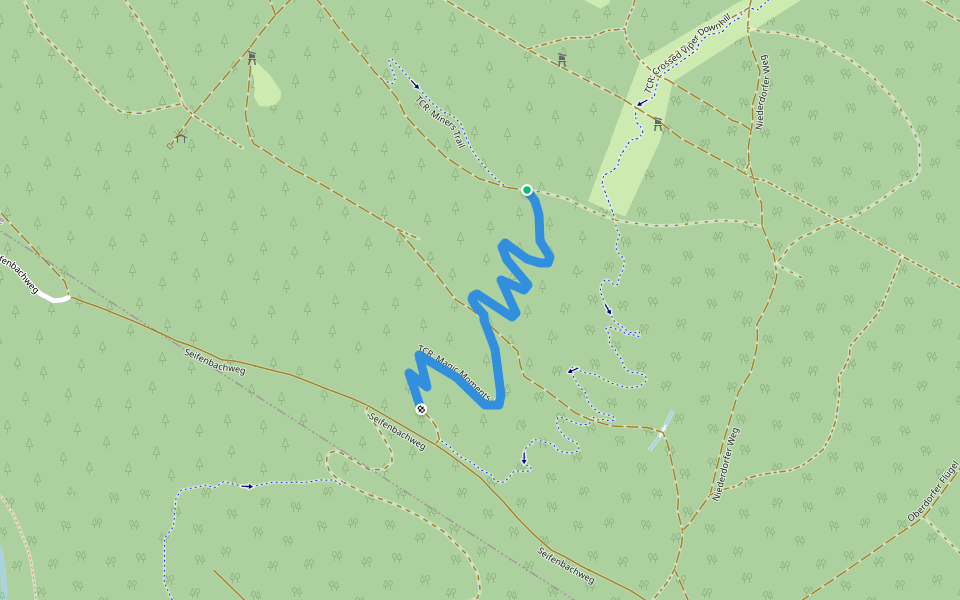 TCR: Magic Moments walking route map in Breitenbrunn/Erzgebirge