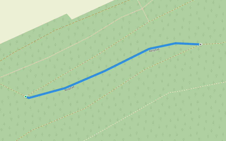 Reitpfad walking route map in Waldfischbach-Burgalben