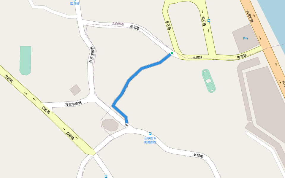 高笋塘广场步行街