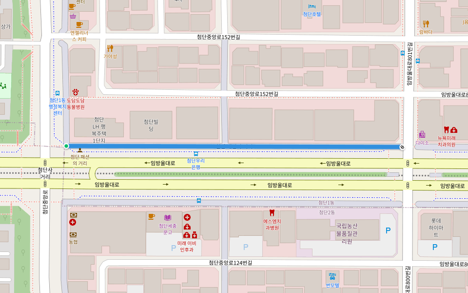 첨단 패션의 거리