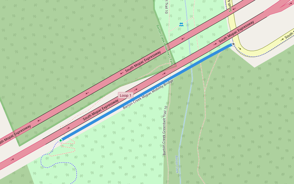 Barton Creek Mopac Mobility Bridge