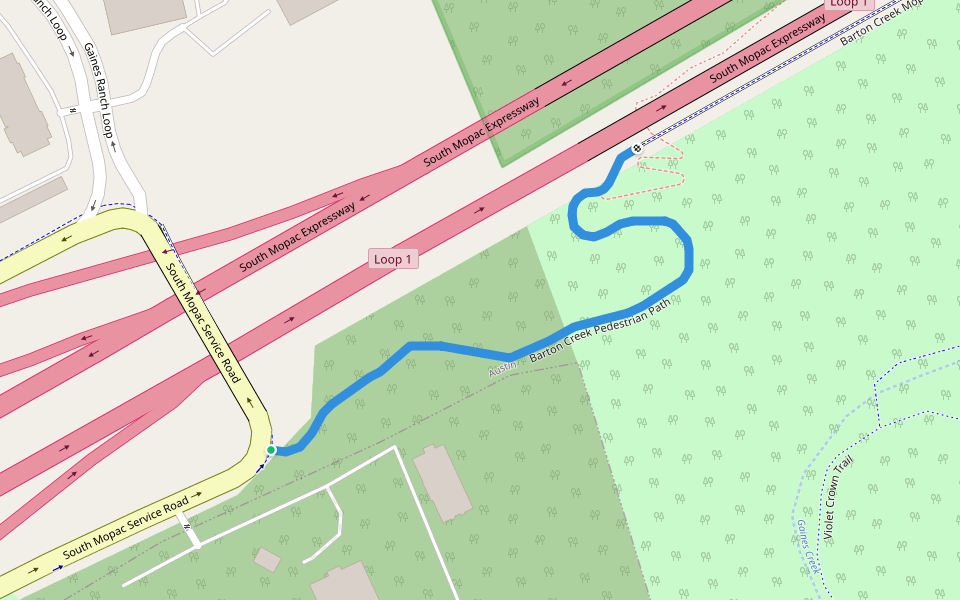 Barton Creek Pedestrian Path