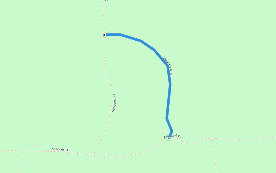 Seaquest #7A walking route map in Castle Rock