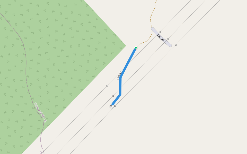 Lên 60 walking route map in Thành phố Đà Lạt