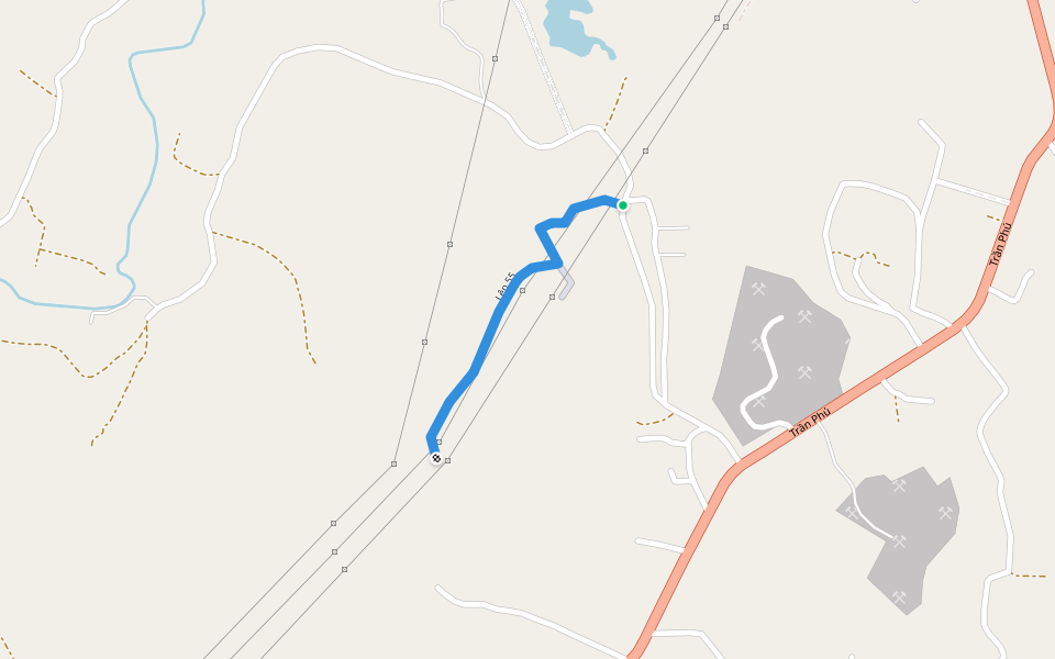 Lên 55 walking route map in Thành phố Đà Lạt