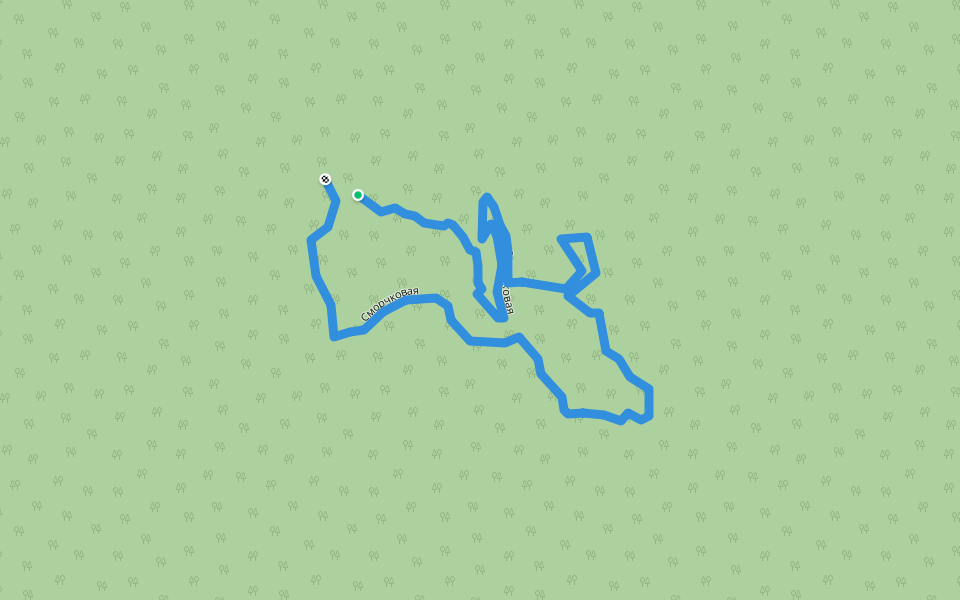 Сморчковая walking route map in Pionerskii