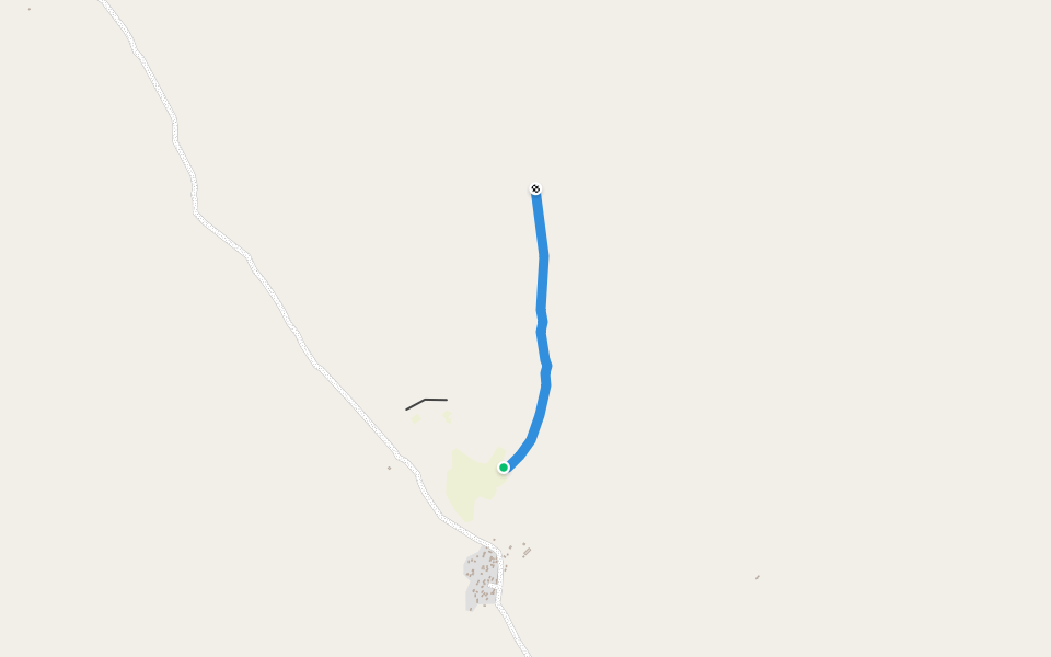 PFAD walking route map in Ogorba