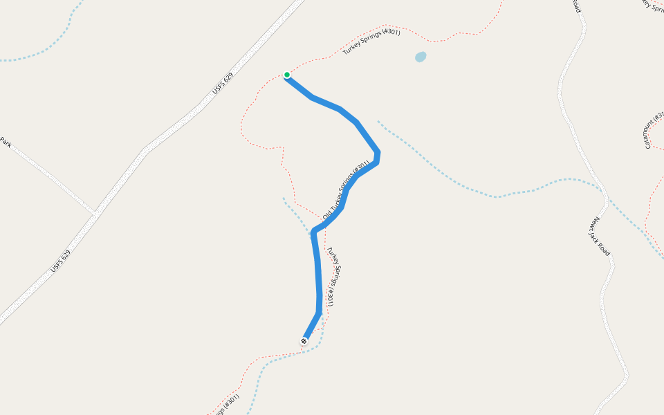 Old Turkey Springs (301) Walking And Running Trail Pagosa Springs