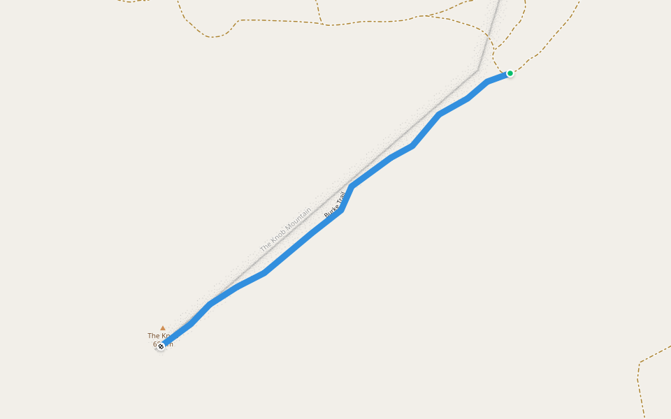 Burke Trail walking route map in Goshen