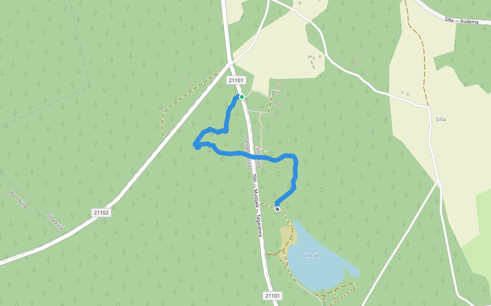 Konati õpperada walking route map in Vilsandi