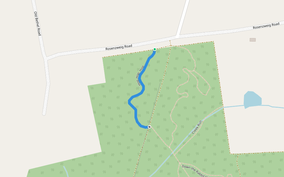 Hop, Hop, Hop walking route map in Williamstown