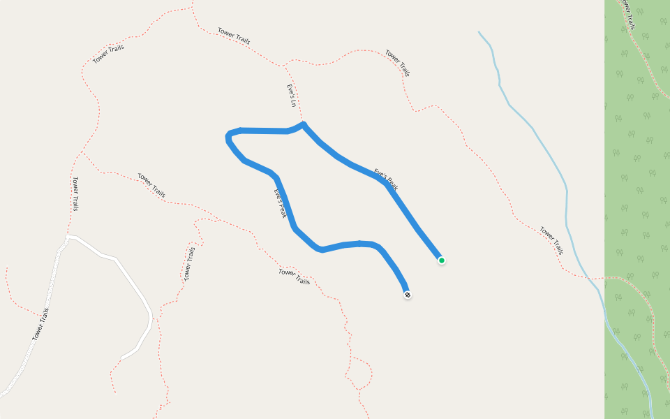 Eve's Peak Hiking Trail Powell River, British Columbia Pacer