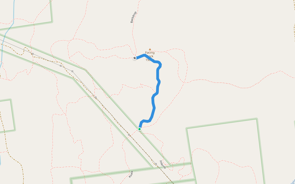 Agnes, Agatha, Jermaine, and Jack walking route map in Ludlow