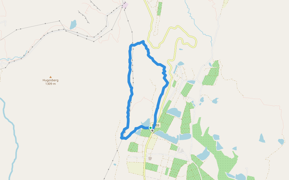 Christie Prins Trail walking route map in Prince Alfred Hamlet
