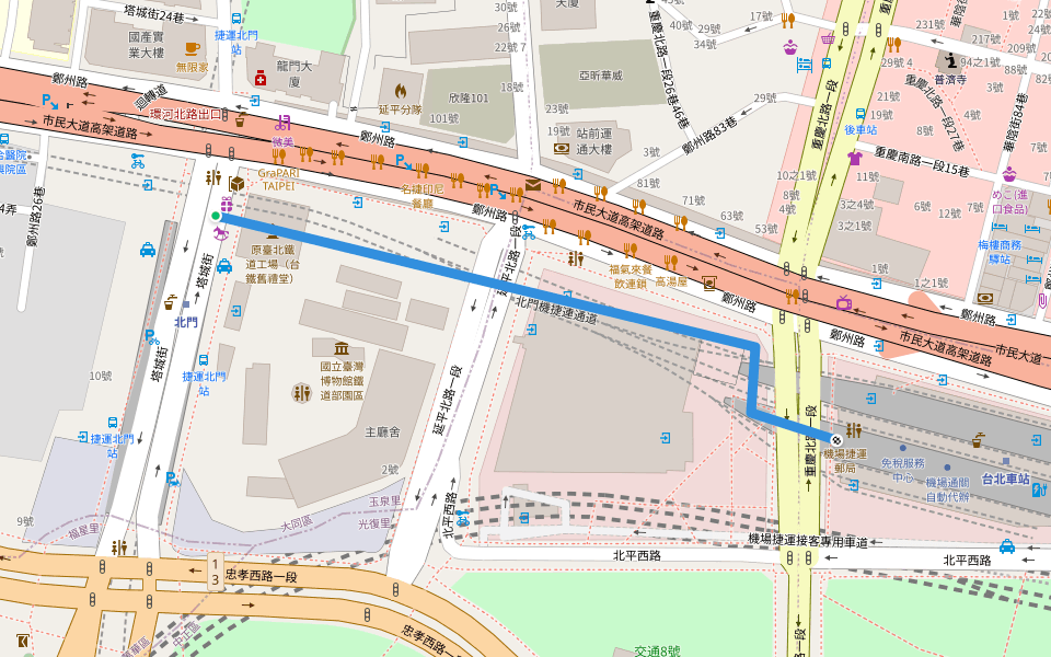 北門機捷連通道