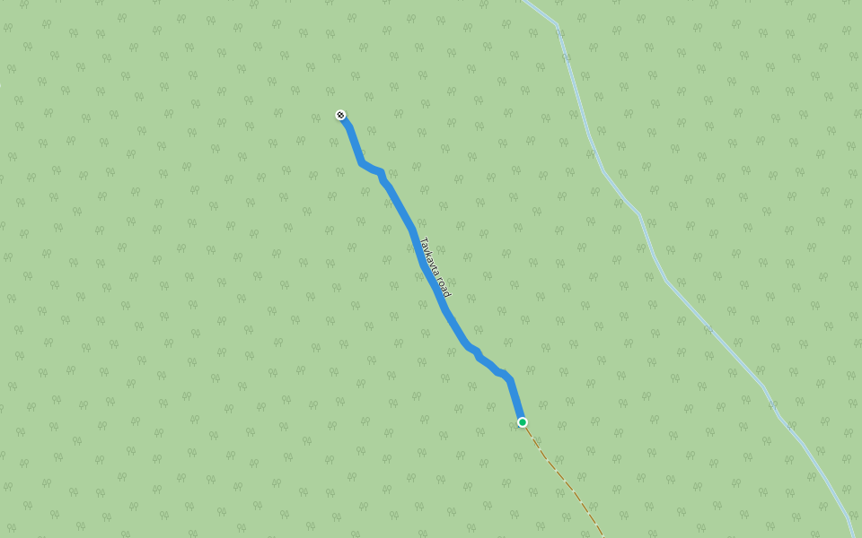 Tavkavta road walking route map in Botisi