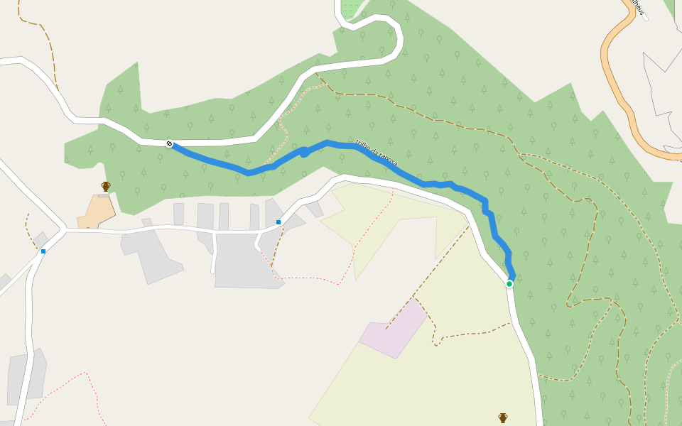 trilho da raposa walking route map in Santo Isidoro