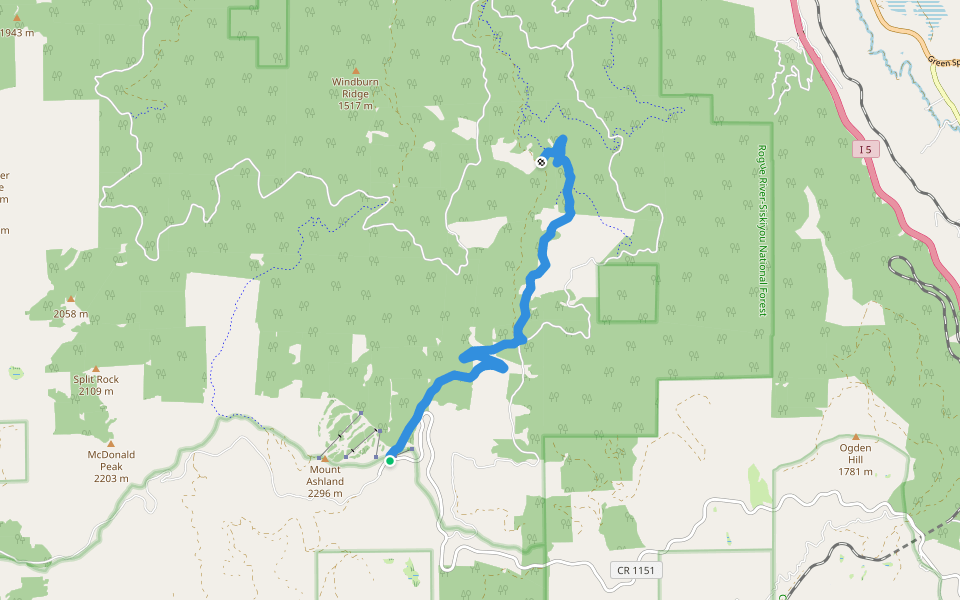 Bull Gap Trail Hiking Ashland, Oregon Pacer