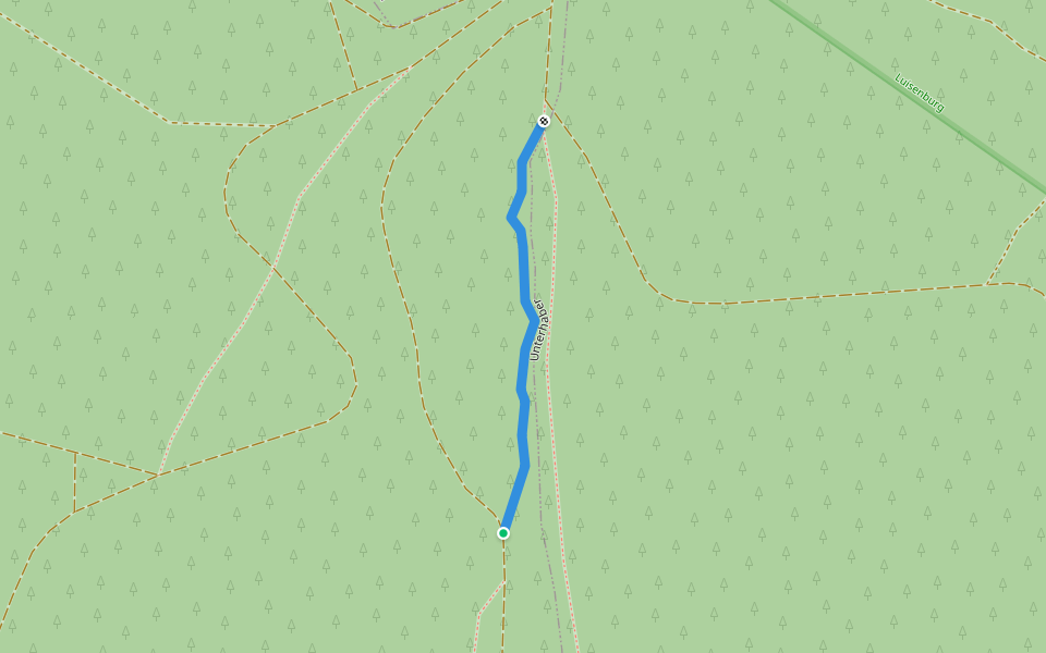 Unterhaber walking route map in Tröstauer Forst-Ost