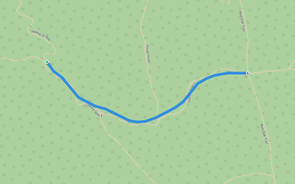 Lickety Split E walking route map in Uxbridge