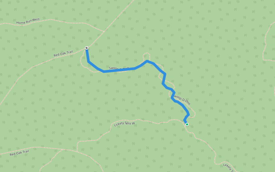 Swoop-D-Doo walking route map in Uxbridge