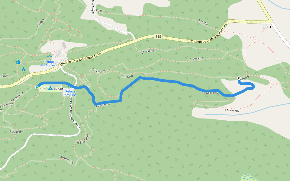 3 Geai-Bleu walking route map in Ripon