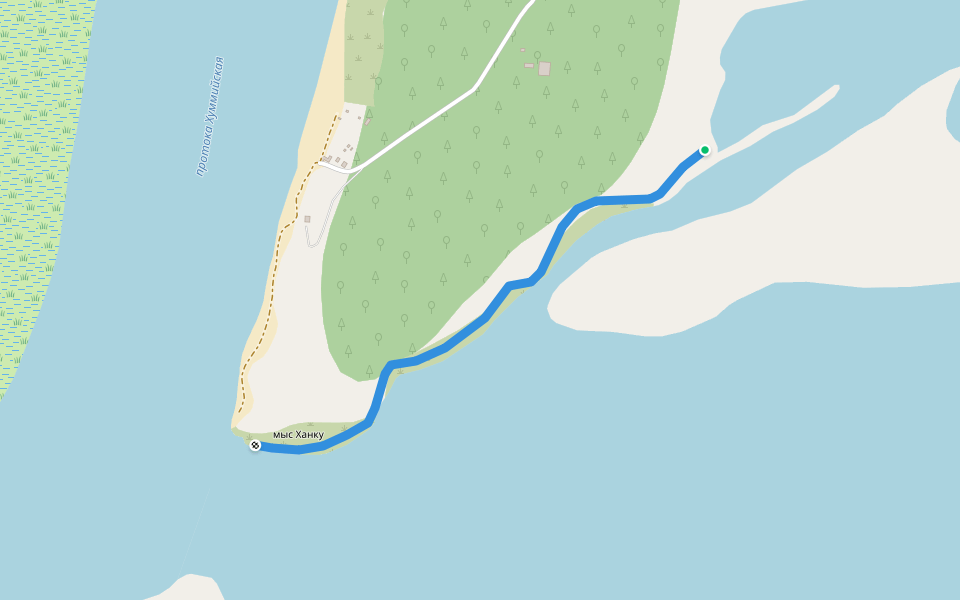форватер walking route map in Gaiter