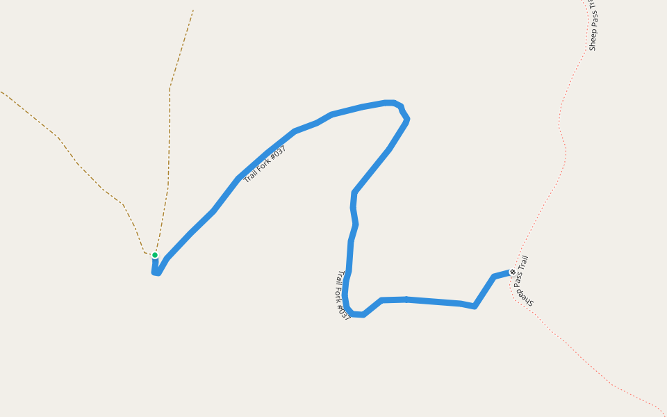 Trail Fork #037 walking route map in Smoot