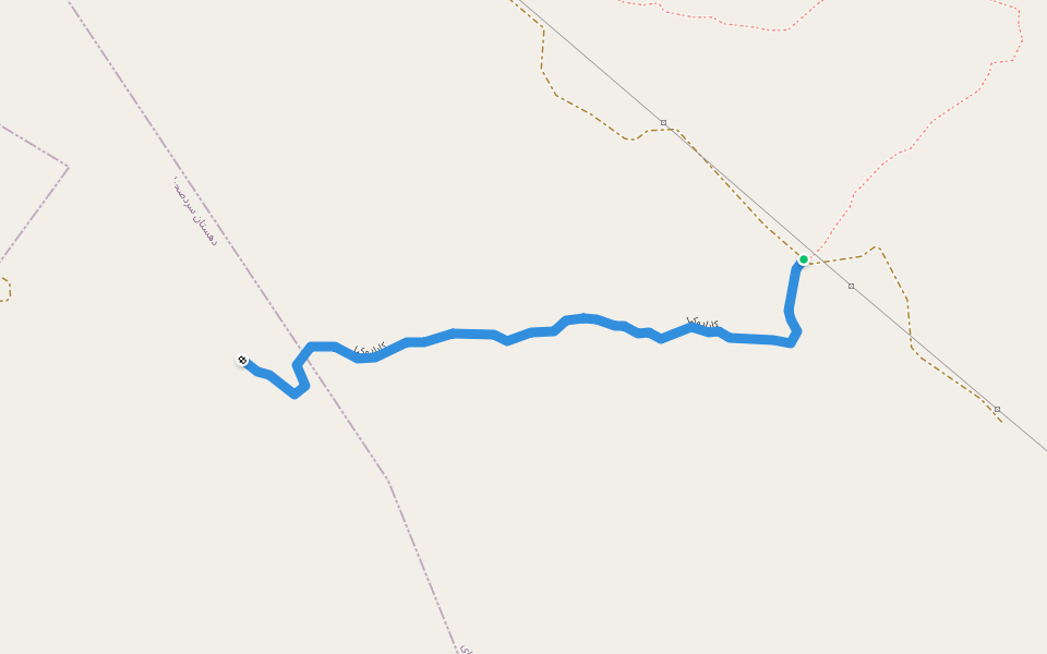 کاپادوکیا walking route map in Tabriz