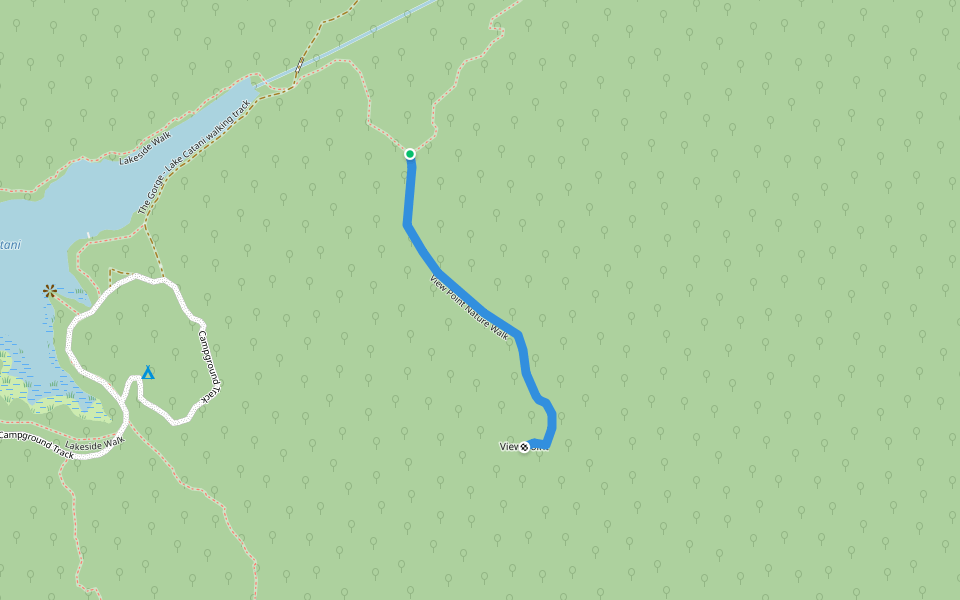 View Point Nature Walk walking route map in Mount Buffalo