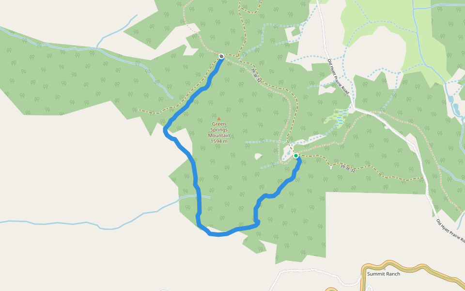 Greensprings Mountain Loop Trail