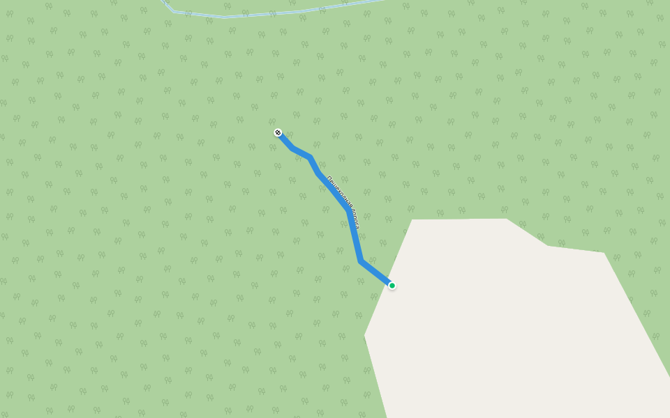 Пешеходная дорога walking route map in Krasnogorskoe