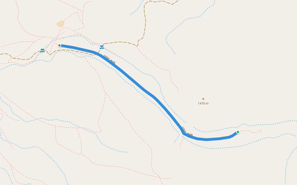 ridge_walk walking route map in سيماء