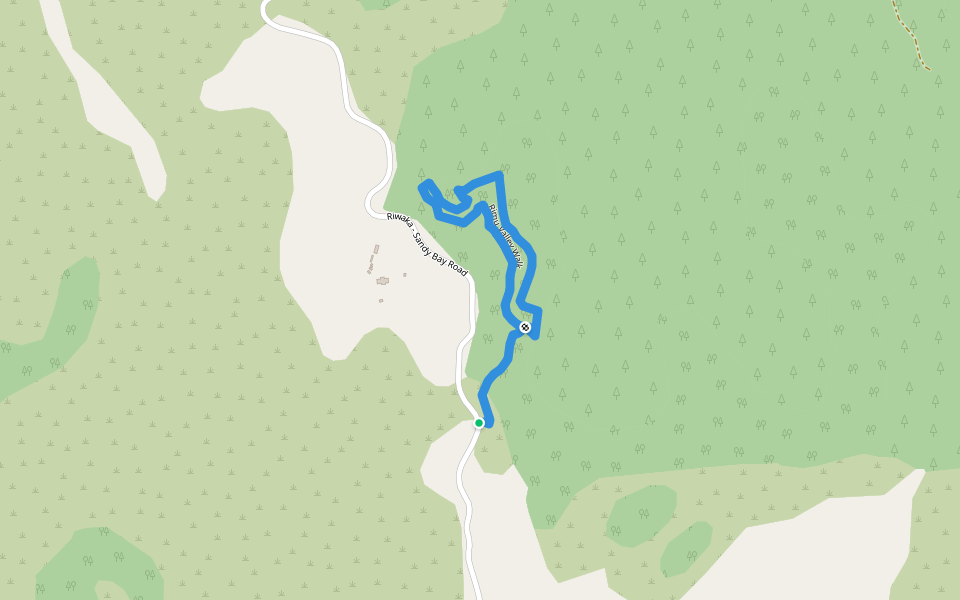 Rimu Valley Walk walking route map in Kaiteriteri