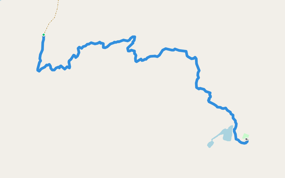 Robinson Ridge Trail walking route map in Kitimat