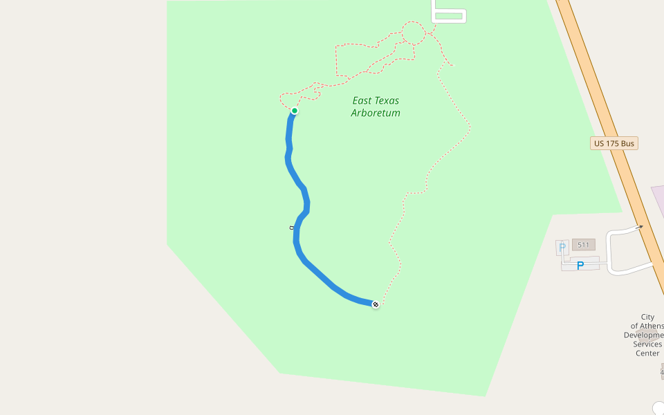 g walking route map in Athens