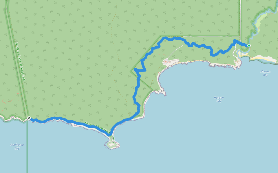 Grassdale walking route map in Karatta