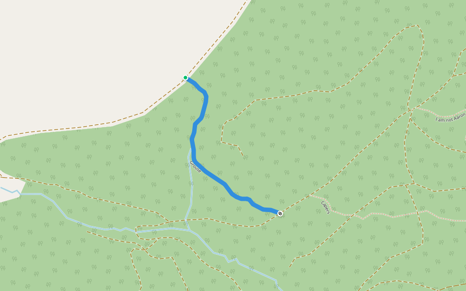 Grouse walking route map in Evanton