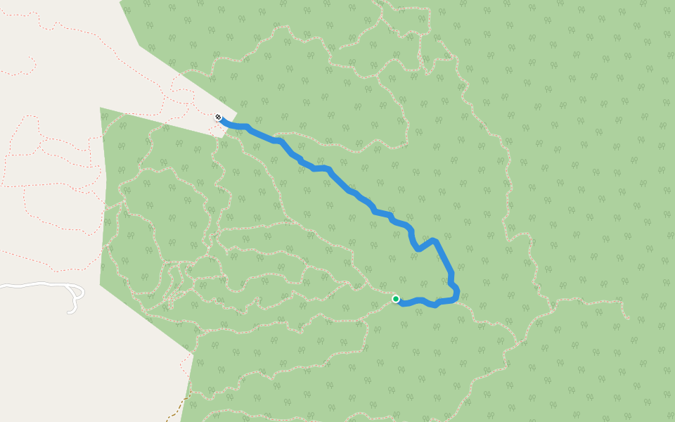 Piste 26 Track 26 ๒๖ walking route map in Tambon Ban Noen