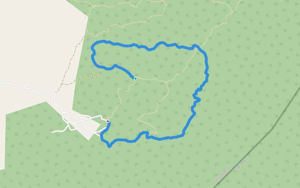 Piste 37 Track 37 ๓๗ walking route map in Tambon Bo Rang