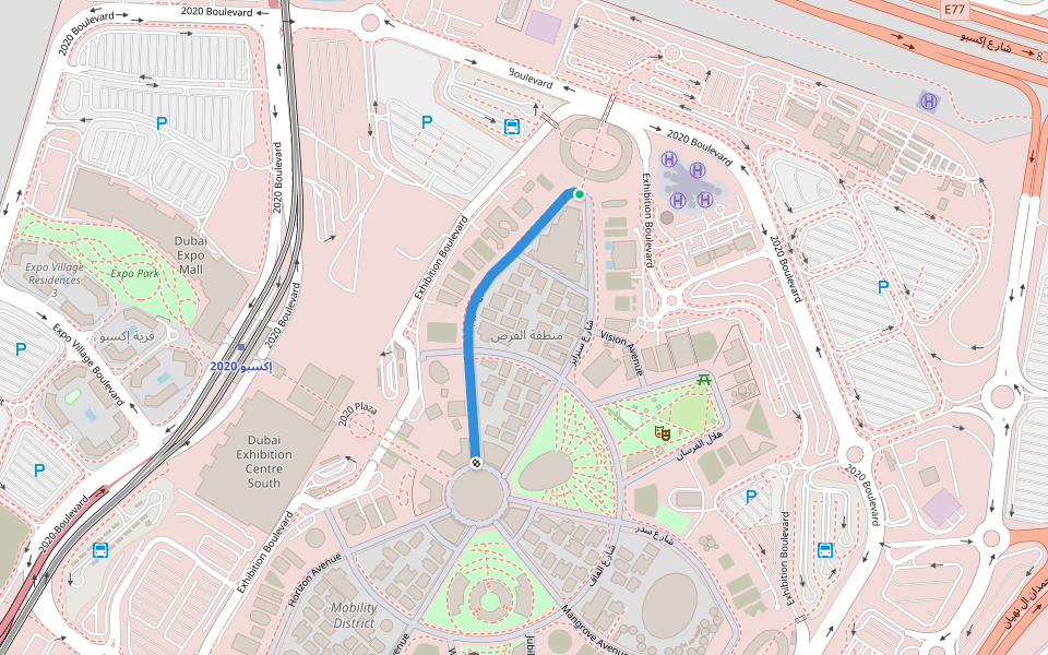 شارع الغروب