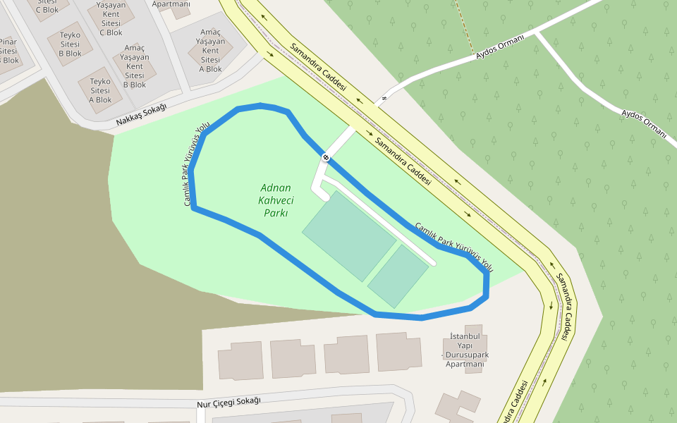 Camlık Park Yürüyüş Yolu