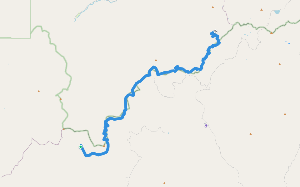 cdt walking route map in Basin