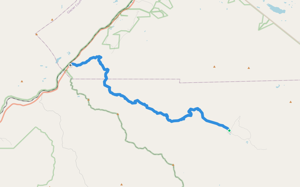Cdt Hiking Trail - Summit, Montana | Pacer