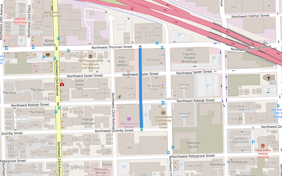 Northwest 21st Place