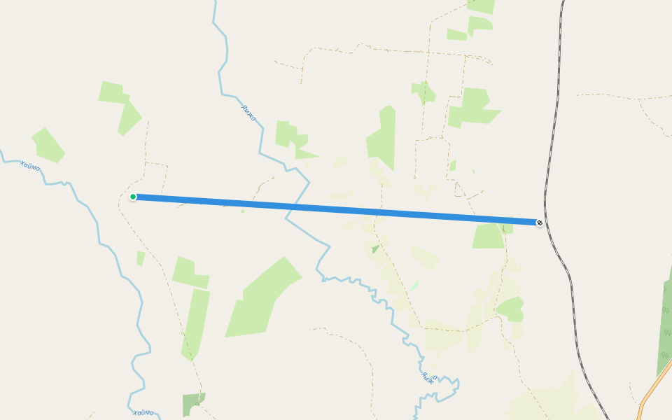 пр кв walking route map in Chagoda