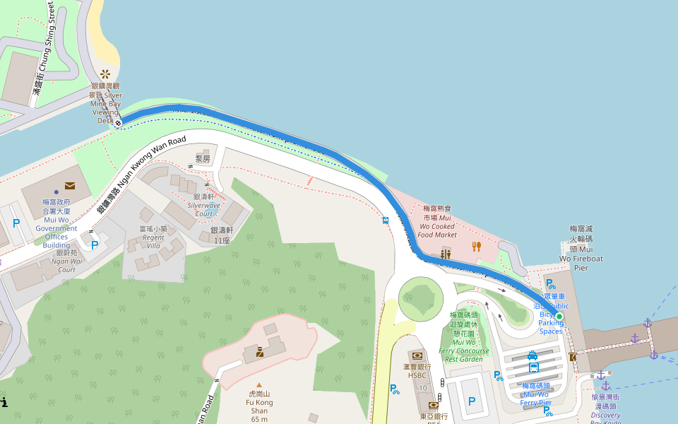 梅窩海濱長廊 Mui Wo waterfront promenade